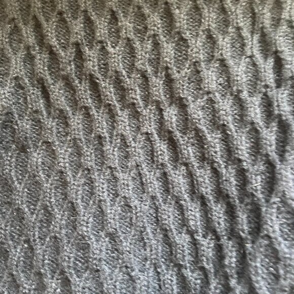 GORGLITTER Women's Bow Open Back Sweater Cropped Large NWOT Black - Picture 4 of 4